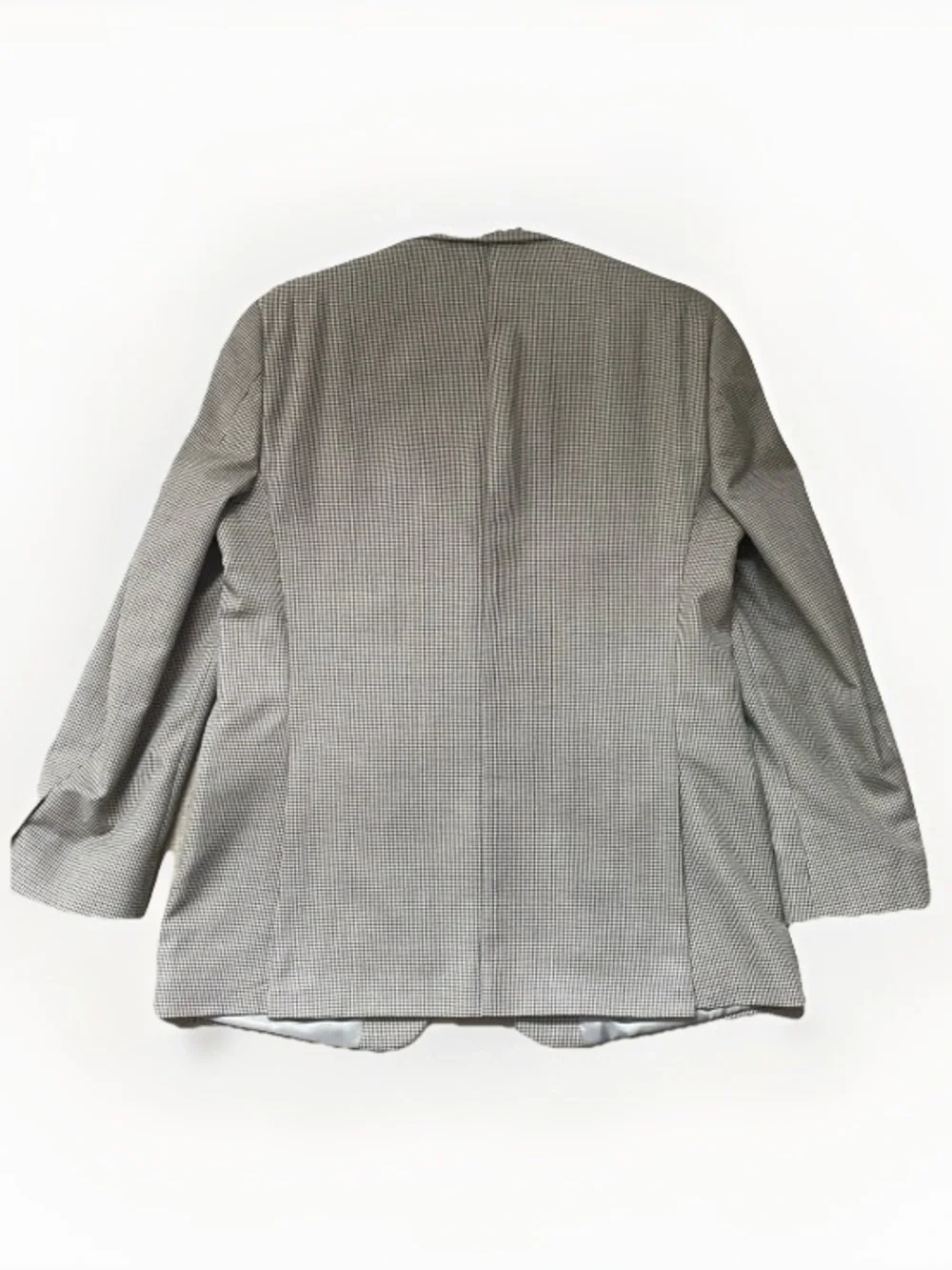 Michael Kors Men’s Blazer Sport Coat 40R Houndstooth Plaid Suit Jacket Classic